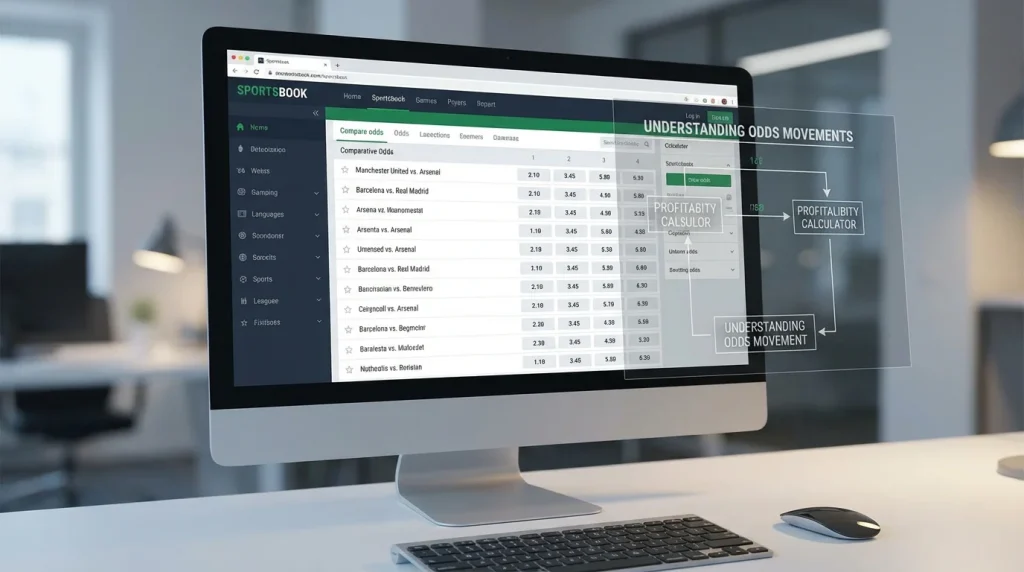 Pantalla de casa de apuestas mostrando diferentes formatos de cuotas para un partido de esports