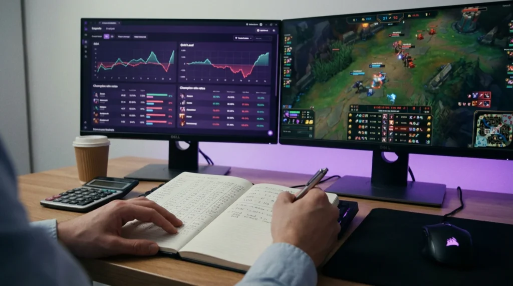 Estrategias de apuestas en League of Legends con análisis y gestión de bankroll