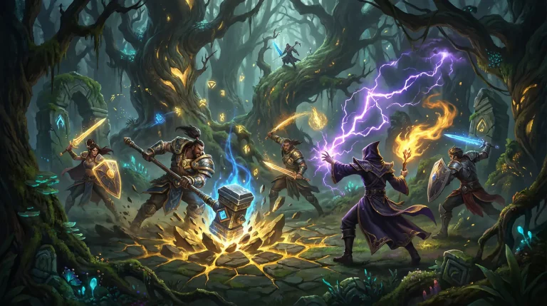 Escena de combate temprano en la jungla de League of Legends con campeones luchando por la primera sangre